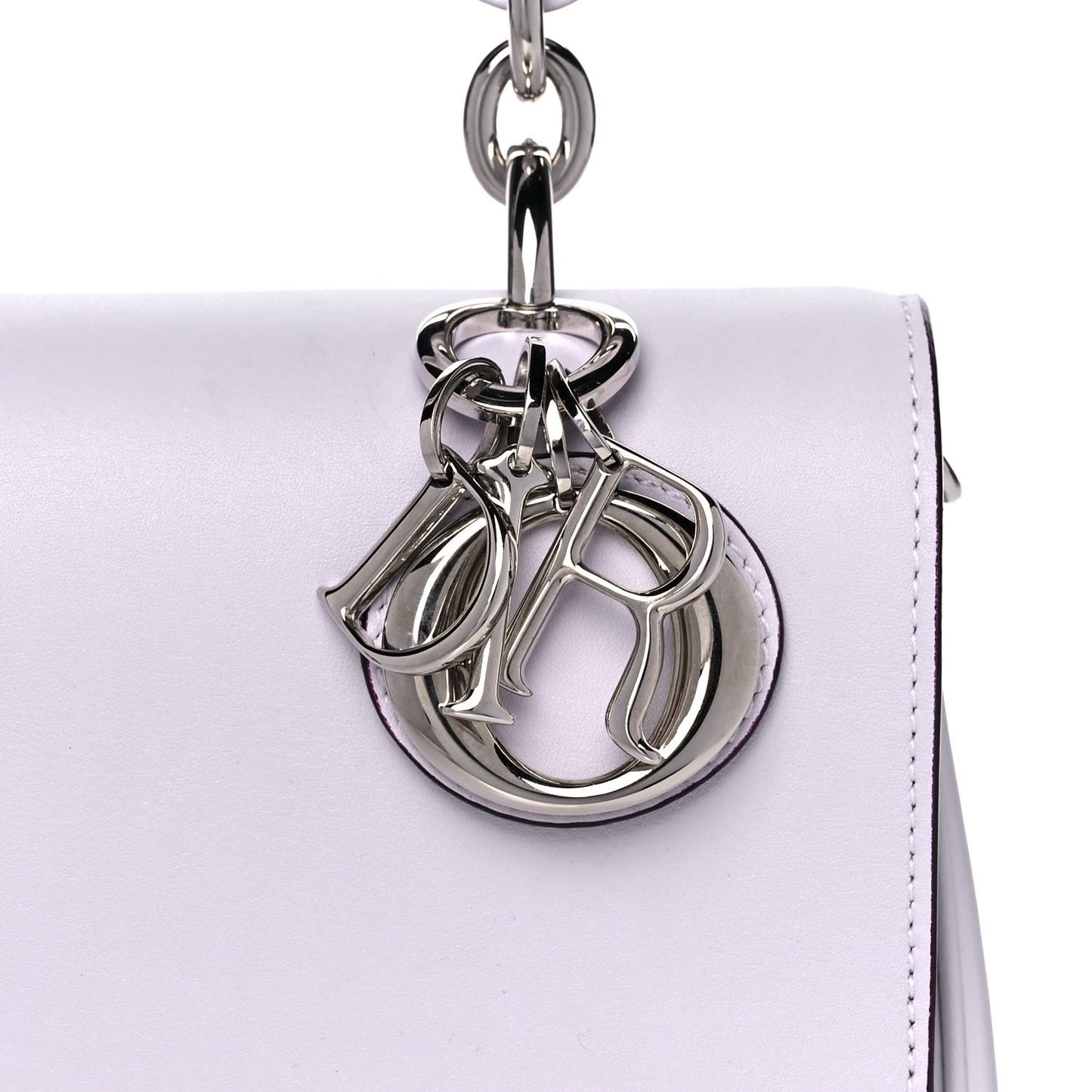 Smooth Calfskin Mini Be Dior Flap Lilac