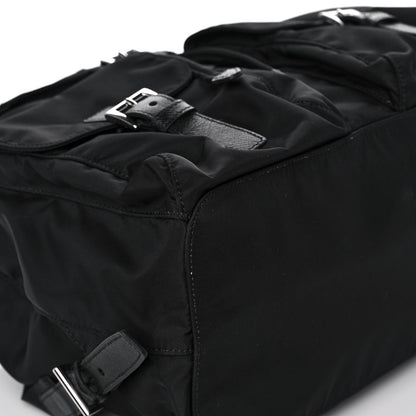 Prada Tessuto Nylon Saffiano Medium Backpack Black 13 of 16