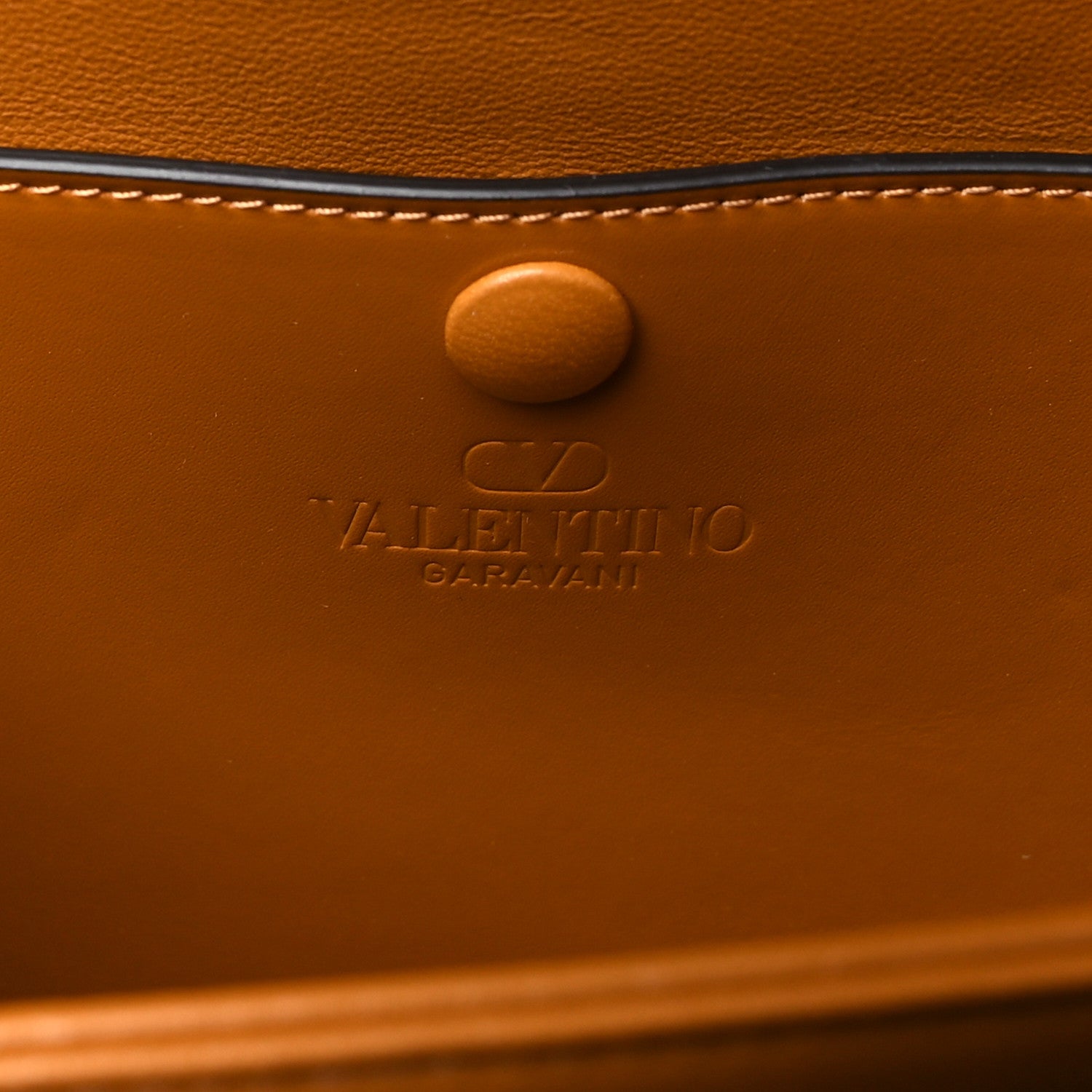 Valentino Garavani Smooth Calfskin 9to5 Shoulder Bag Tan 6 of 9