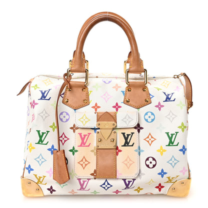 Louis Vuitton Monogram Multicolor Speedy 30 White 1 of 10