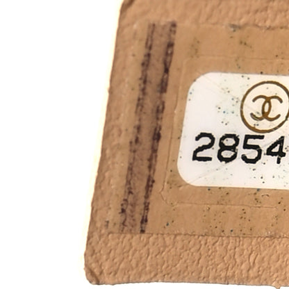 Chanel Caviar Quilted Rolled Up Bucket Drawstring Bag Beige 7 of 13