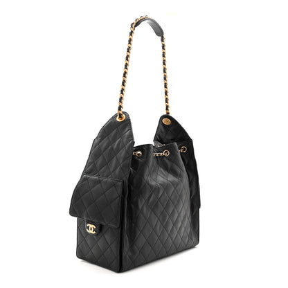 Chanel Caviar Quilted Medium Chanel 25 Handbag Black 4 of 10