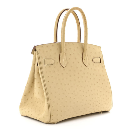 Hermes Ostrich Birkin 30 Parchemin 3 of 11