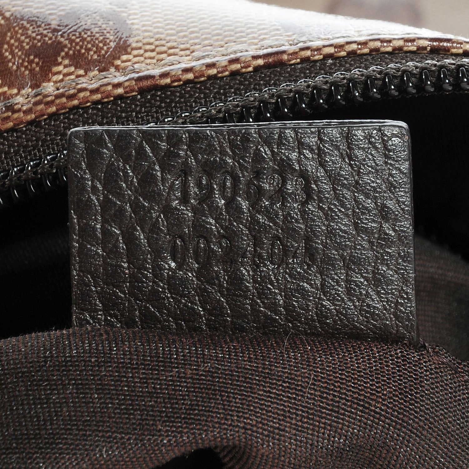 Gucci Crystal Monogram Messenger Bag Brown 7 of 7