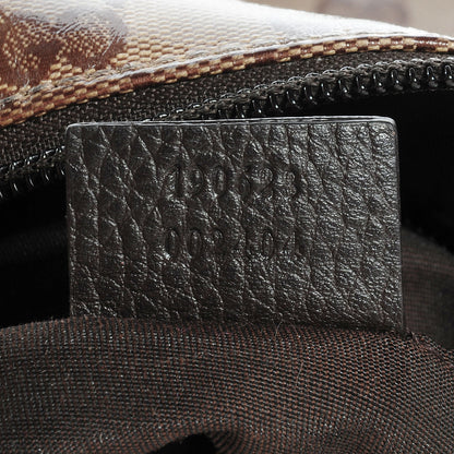 Gucci Crystal Monogram Messenger Bag Brown 7 of 7