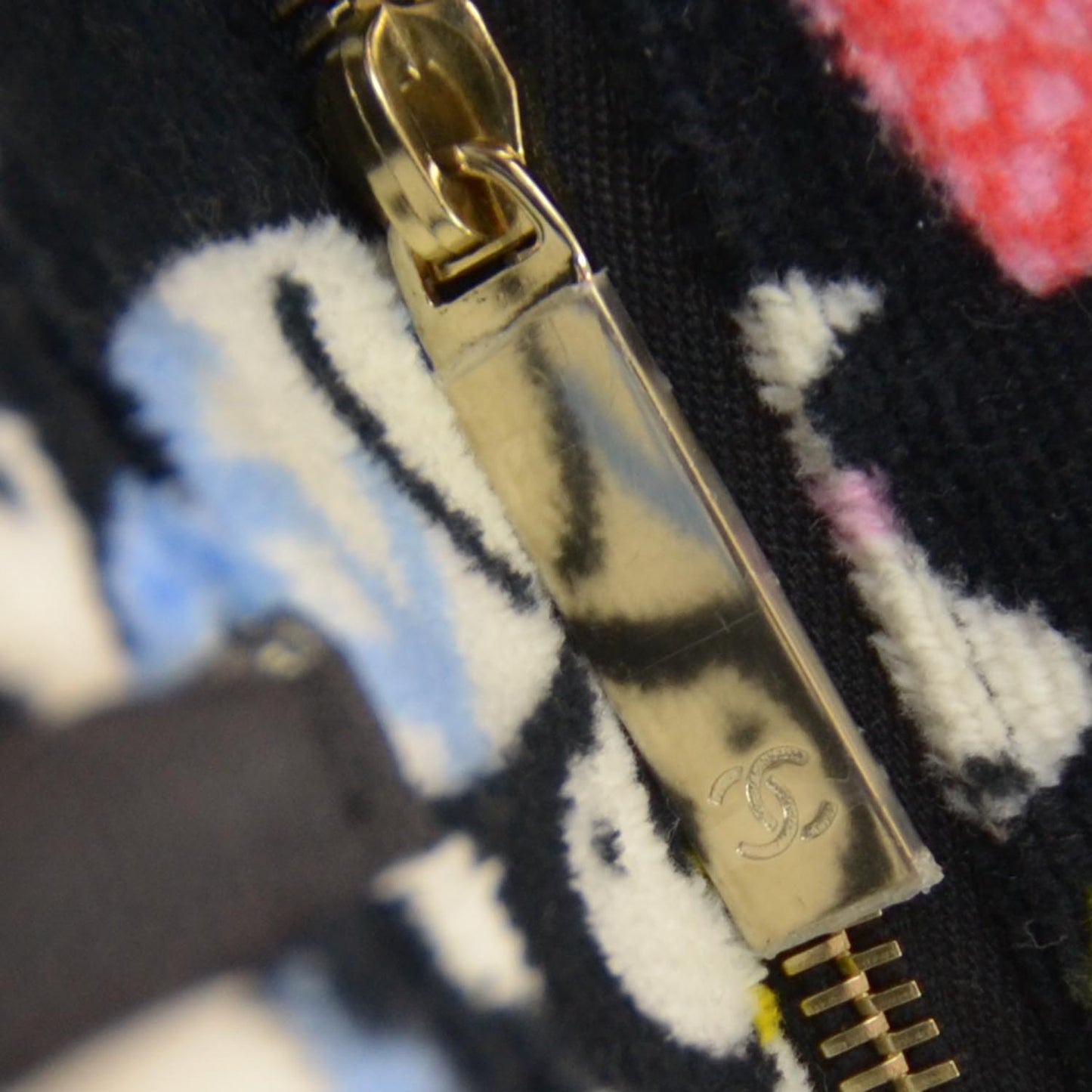 Terry Cotton Baby Animals Diaper Bag Black