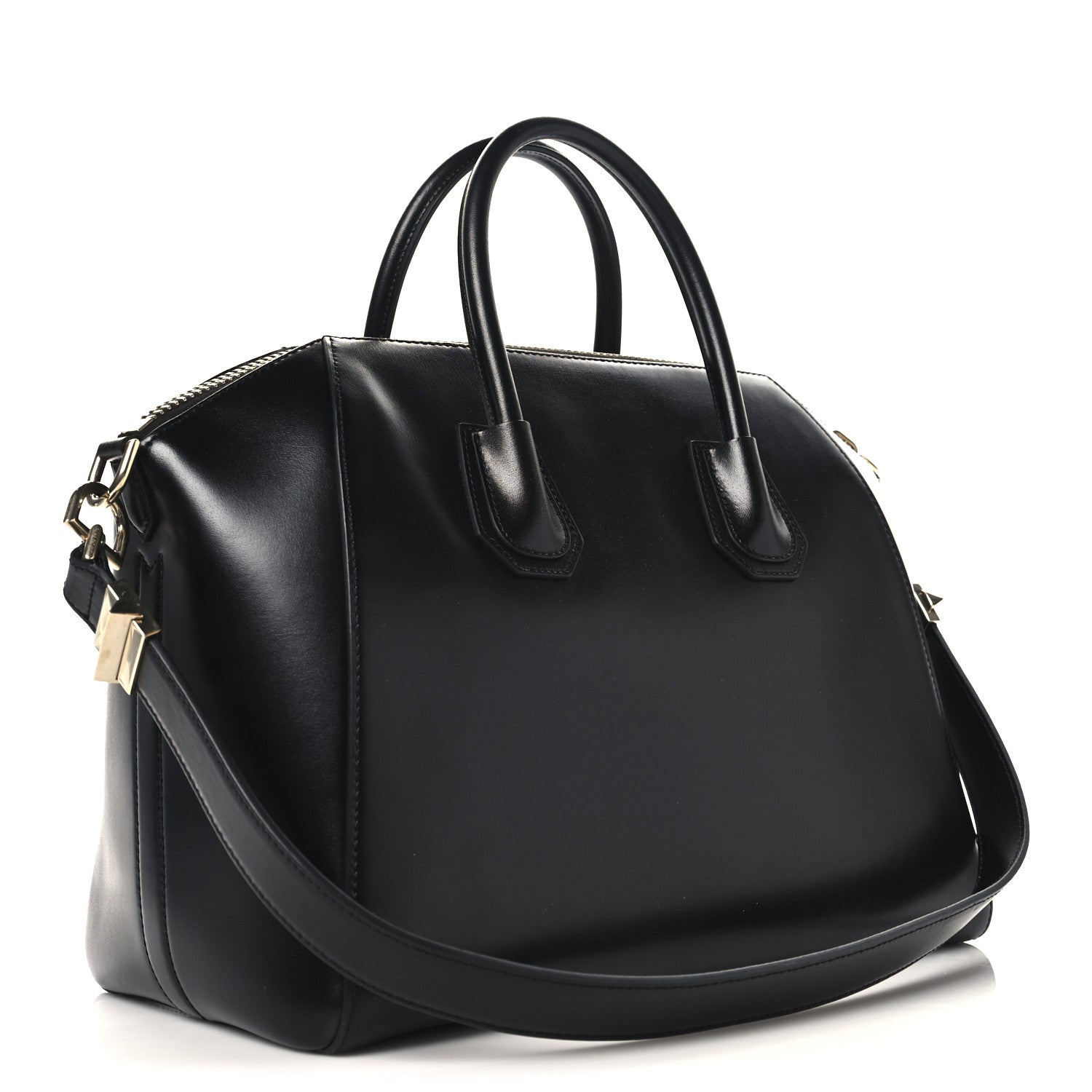Givenchy Shiny Lord Calfskin Medium Antigona Black 3 of 10