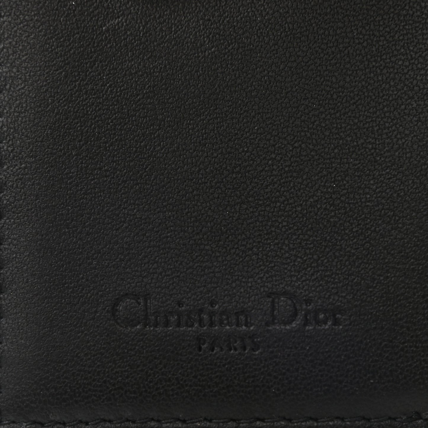 Lambskin Cannage Lady Dior Lotus Wallet Black
