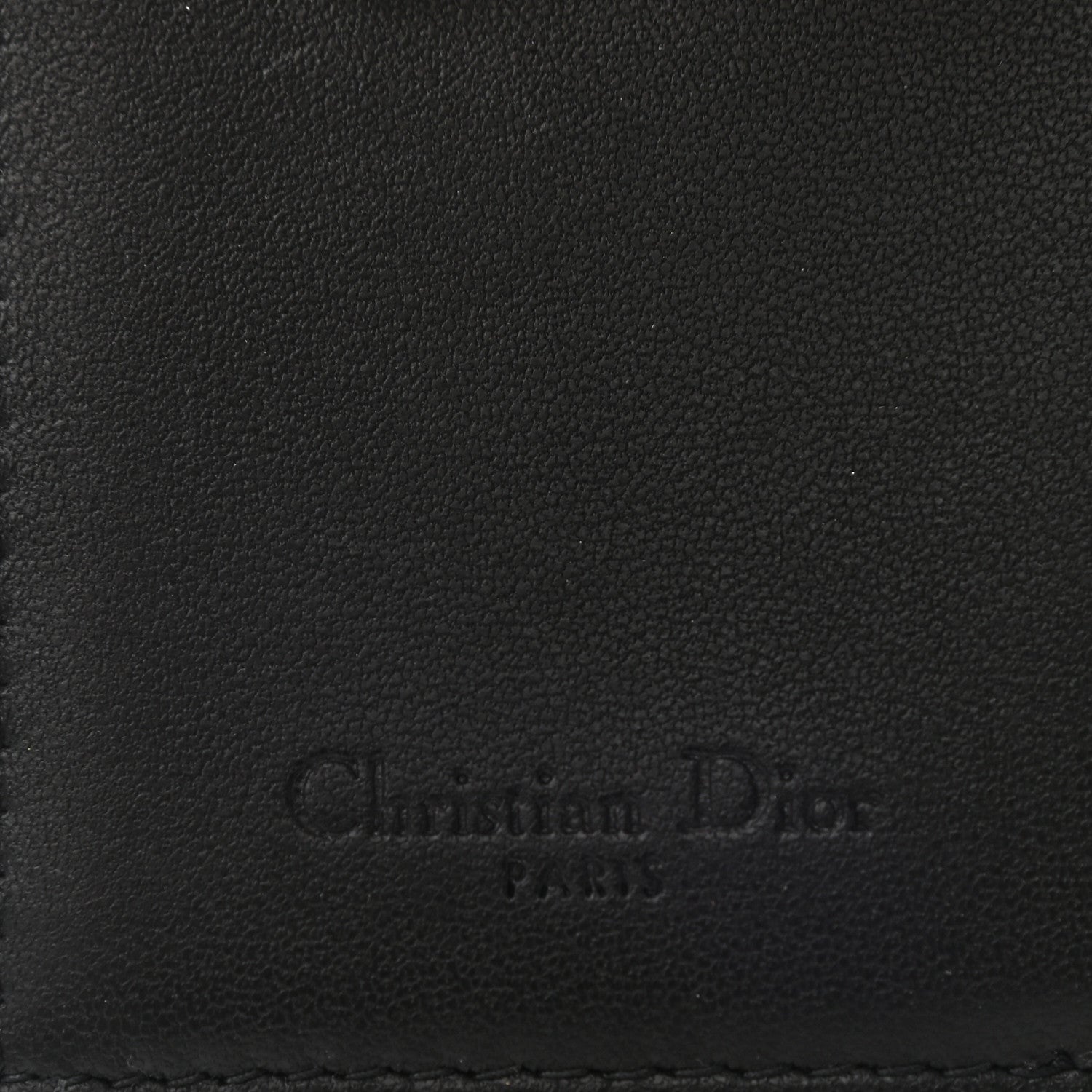 Christian Dior Lambskin Cannage Lady Dior Lotus Wallet Black 7 of 8