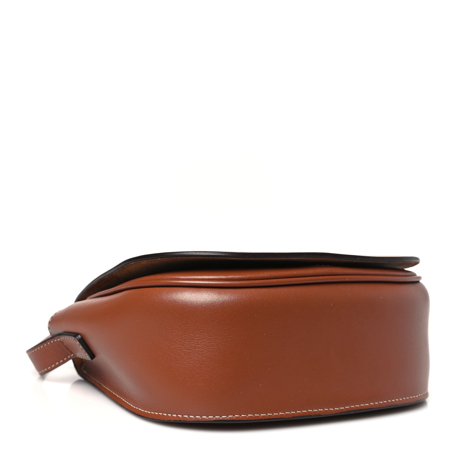 Celine Smooth Calfskin Cuir Triomphe Folco Crossbody Bag Tan 4 of 10