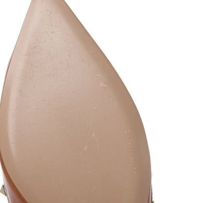 Valentino Garavani Nappa Rockstud Ballerina Flats 39.5 Light Cuir Poudre 9 of 11