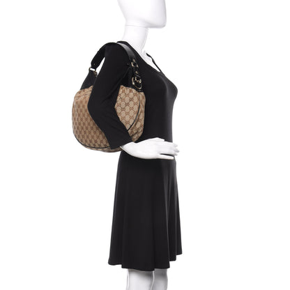 Gucci Monogram Patent Hobo Black 2 of 11