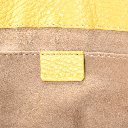 Celine Calfskin Boogie Satchel Yellow 6 of 9