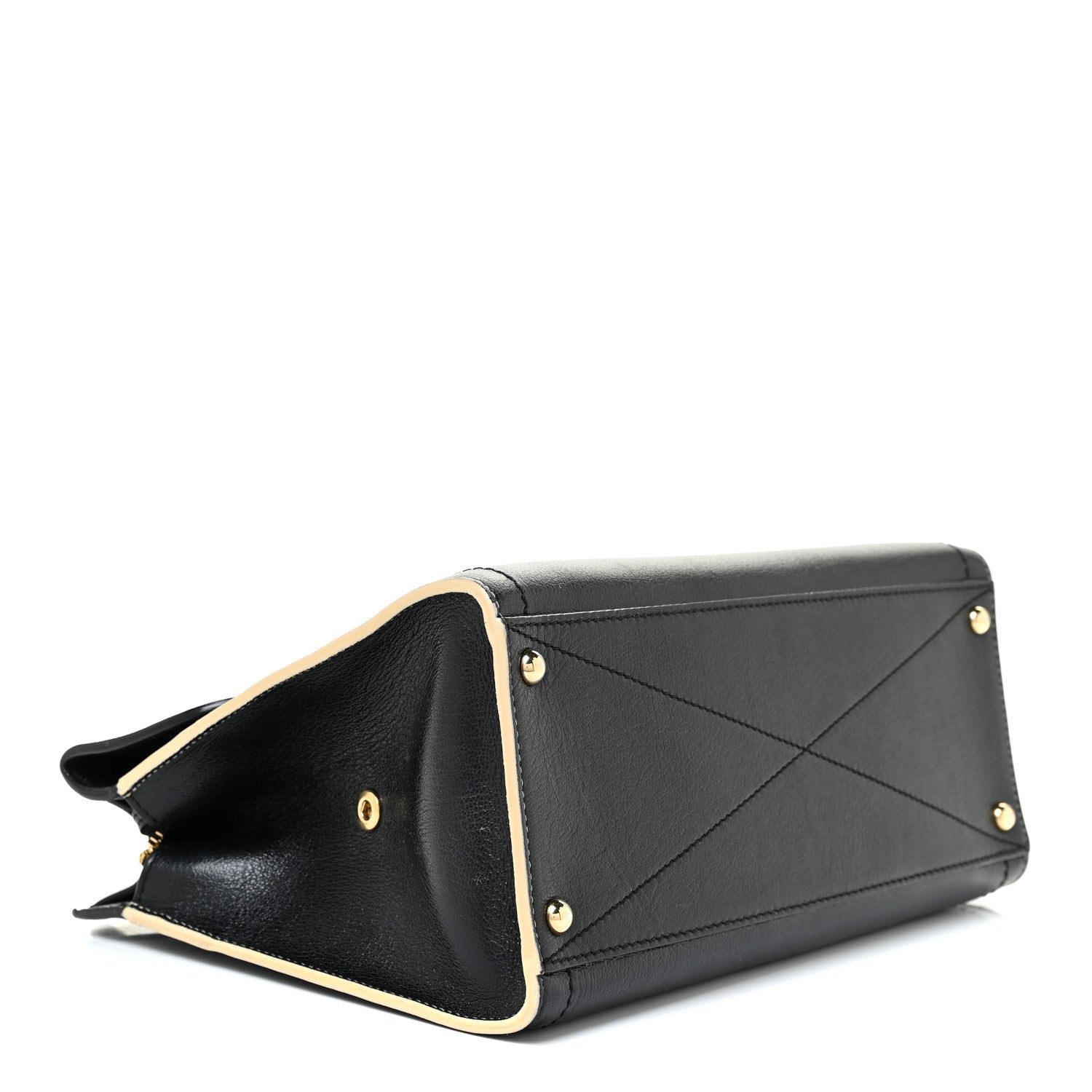 Marc Jacobs Textured Calfskin Satchel Black 4 of 17