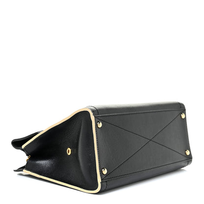 Marc Jacobs Textured Calfskin Satchel Black 4 of 17