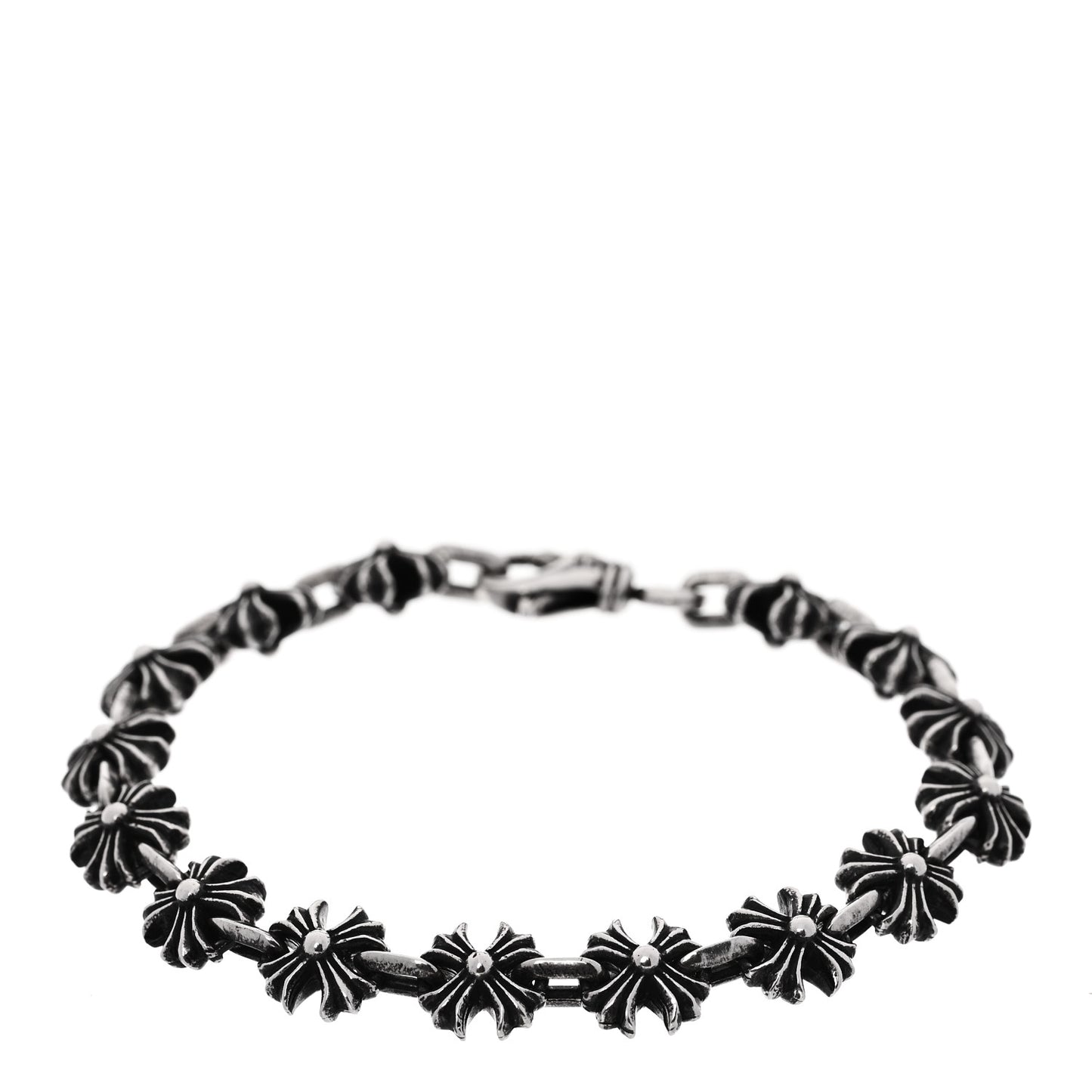 Sterling Silver Maltese Cross Bracelet