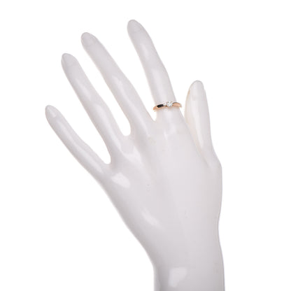 Tiffany 18K Rose Gold Diamond .17ct Harmony Solitaire Engagement Ring 50 5.25 2 of 5