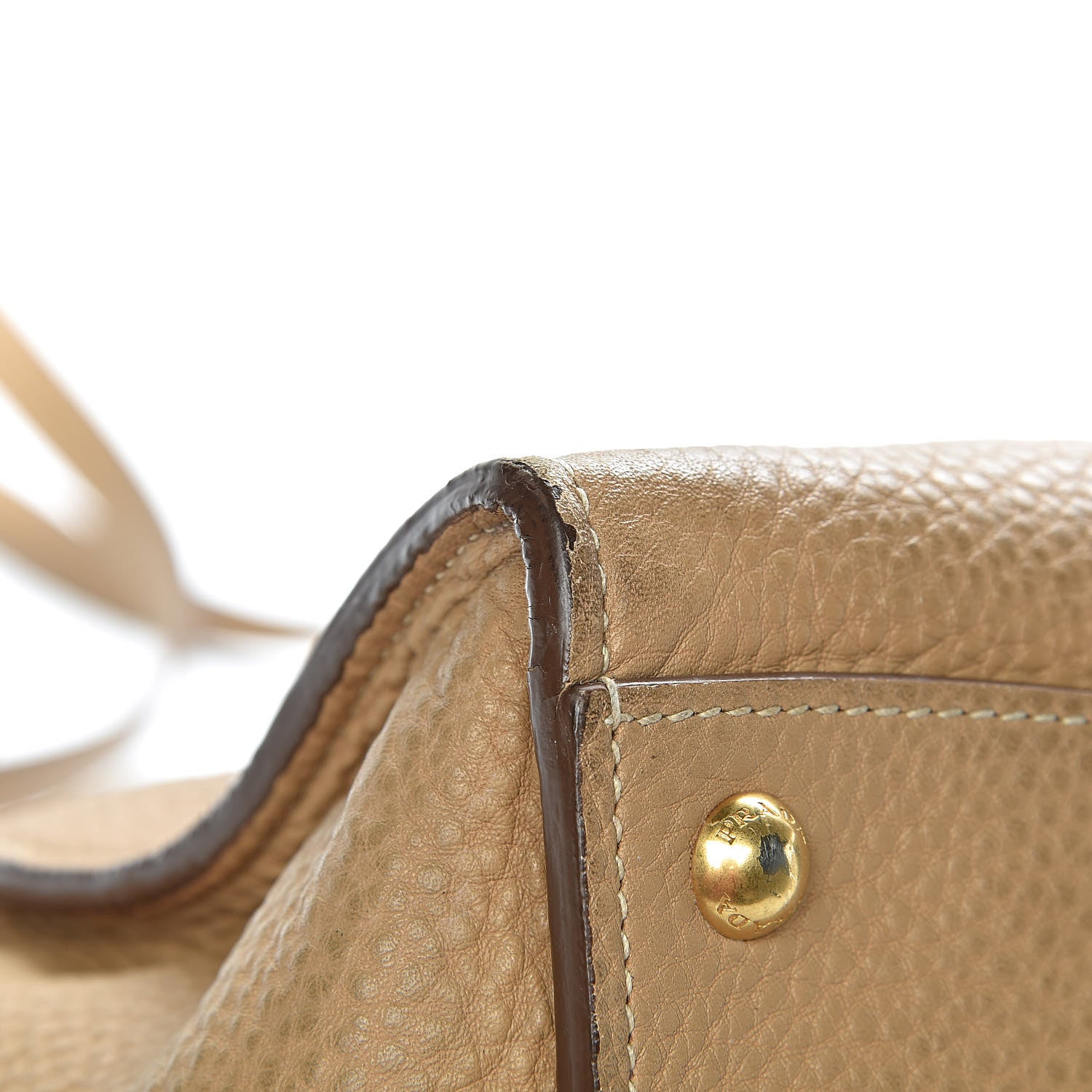 Prada Vitello Daino Shopping Tote Sughero 22 of 27