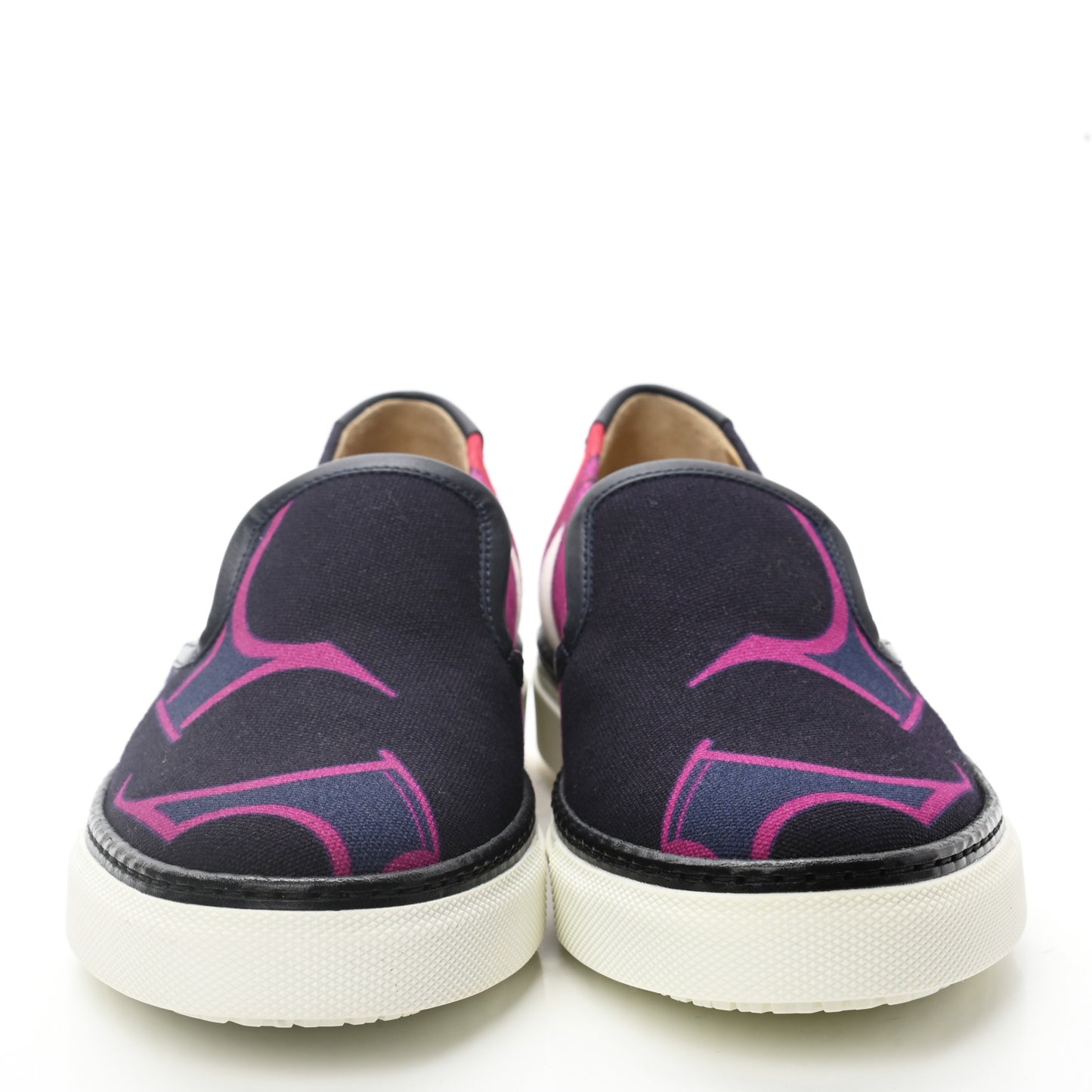 Toile Womens Les Coupes Kick Slip On Sneakers 37.5 Pourpre