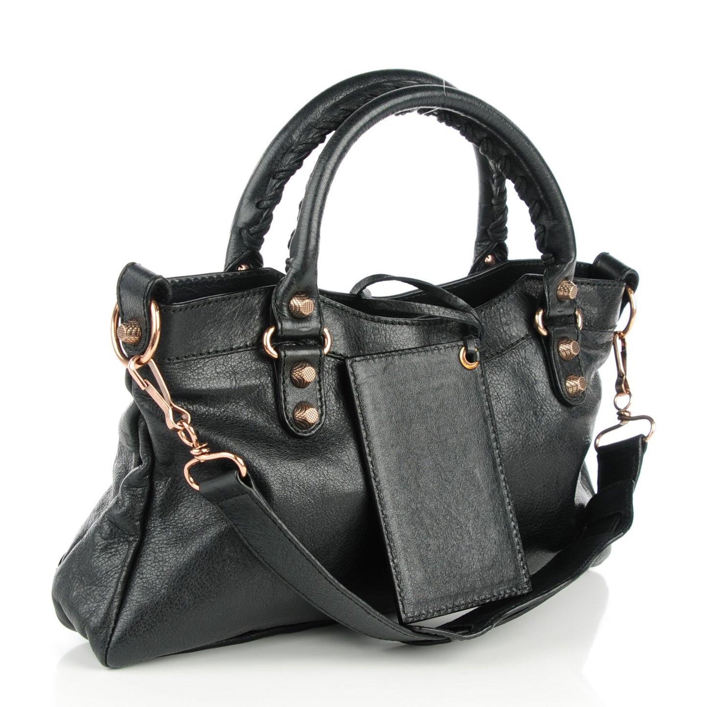 Agneau Giant 12 Rose Gold Hardware First Black