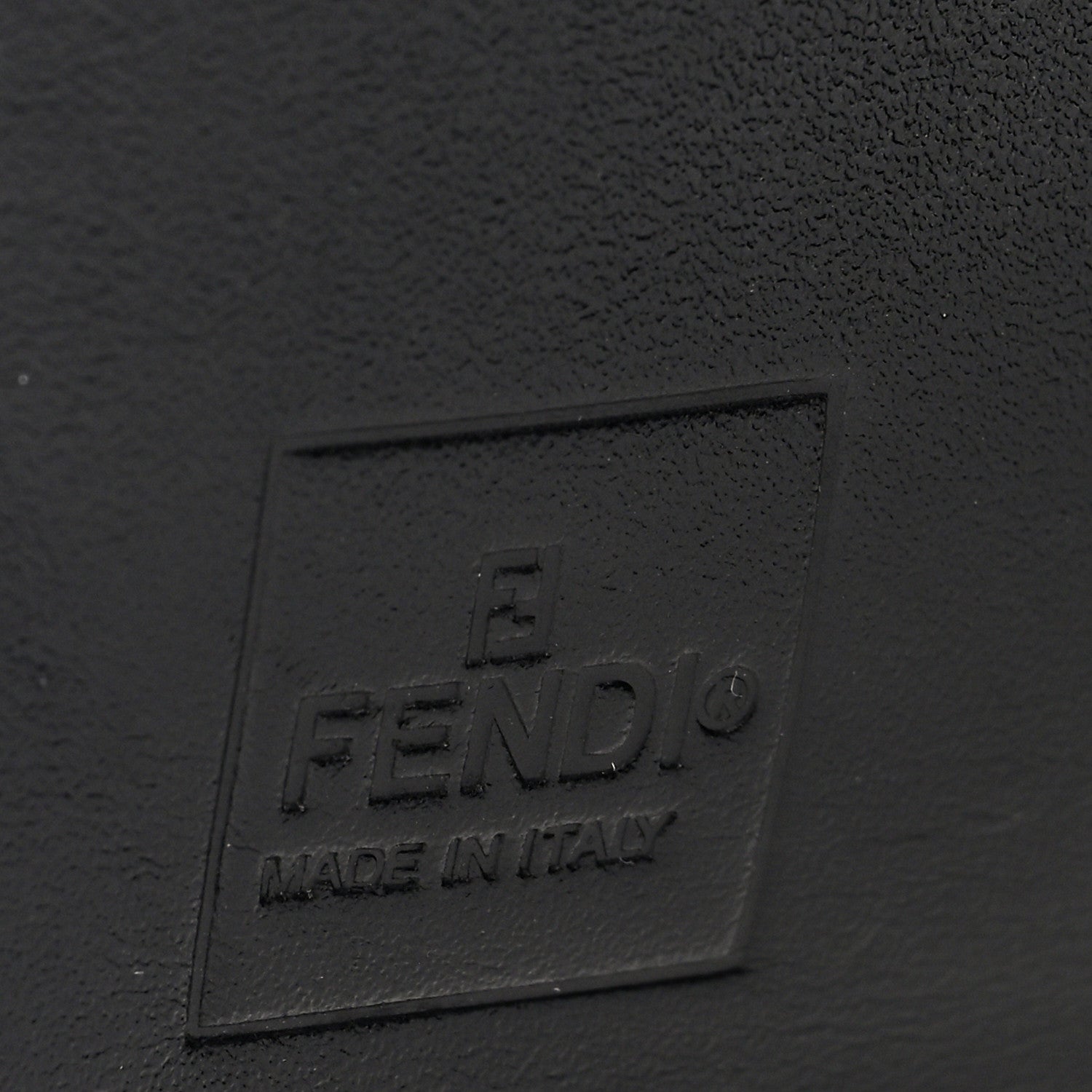 Fendi Zucchino Compact Wallet Black 6 of 6