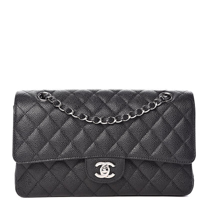 Chanel Caviar Quilted Medium Double Flap Black 1 of 10