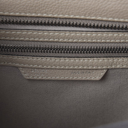 Celine Drummed Calfskin Micro Luggage Dune 7 of 8
