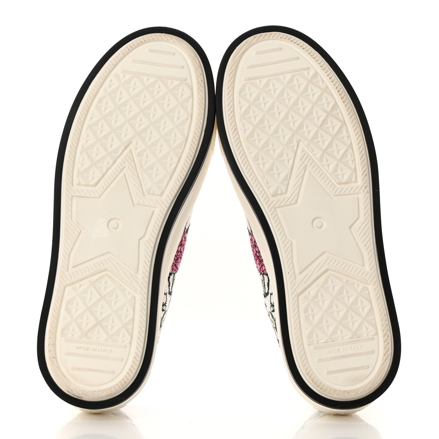 Christian Dior Canvas Jardin Botanique Embroidered Womens Walk'N'Dior Low Top Sneakers 36.5 White Multicolor 5 of 9