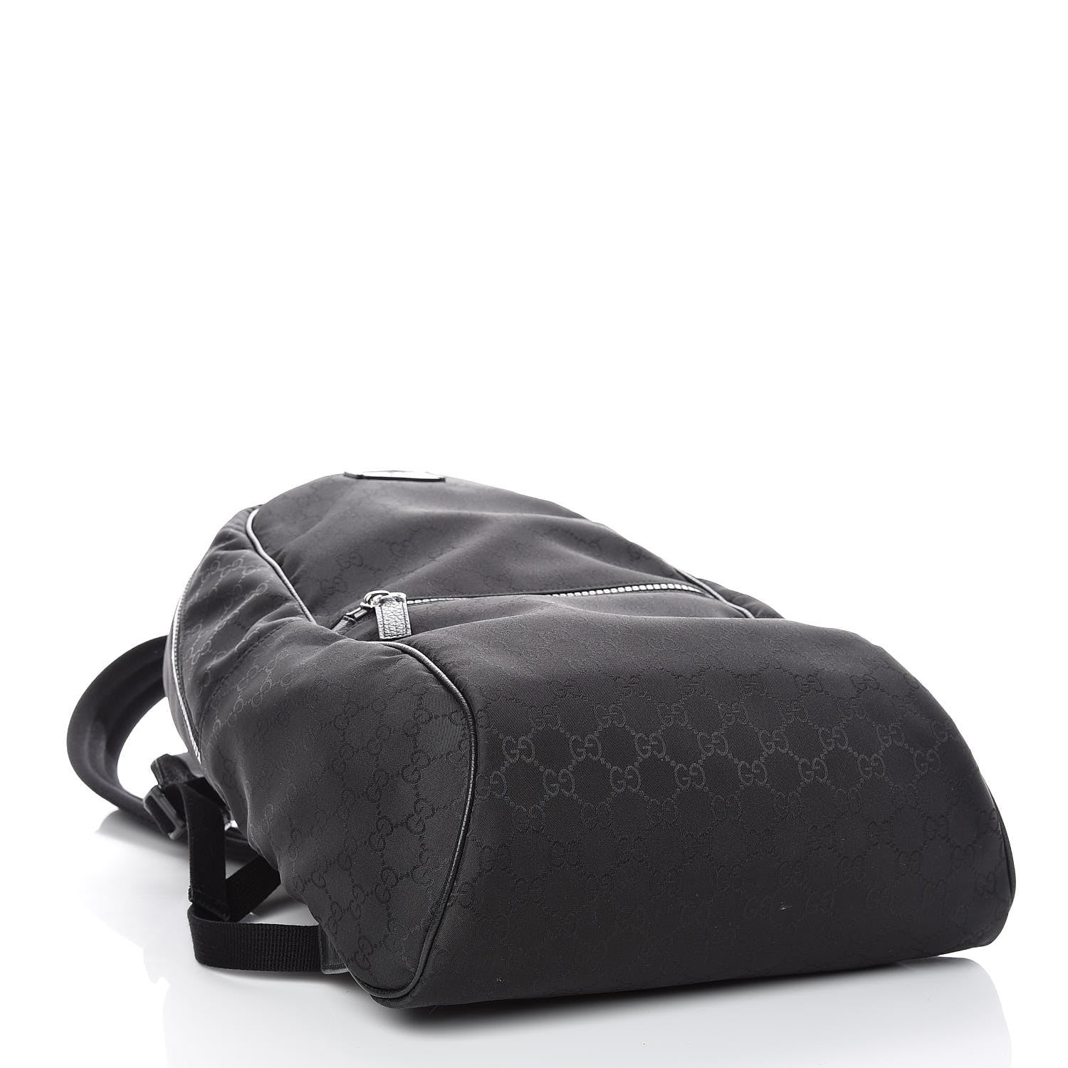 Gucci Nylon Monogram Slim Backpack Black 4 of 10