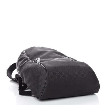 Gucci Nylon Monogram Slim Backpack Black 4 of 10