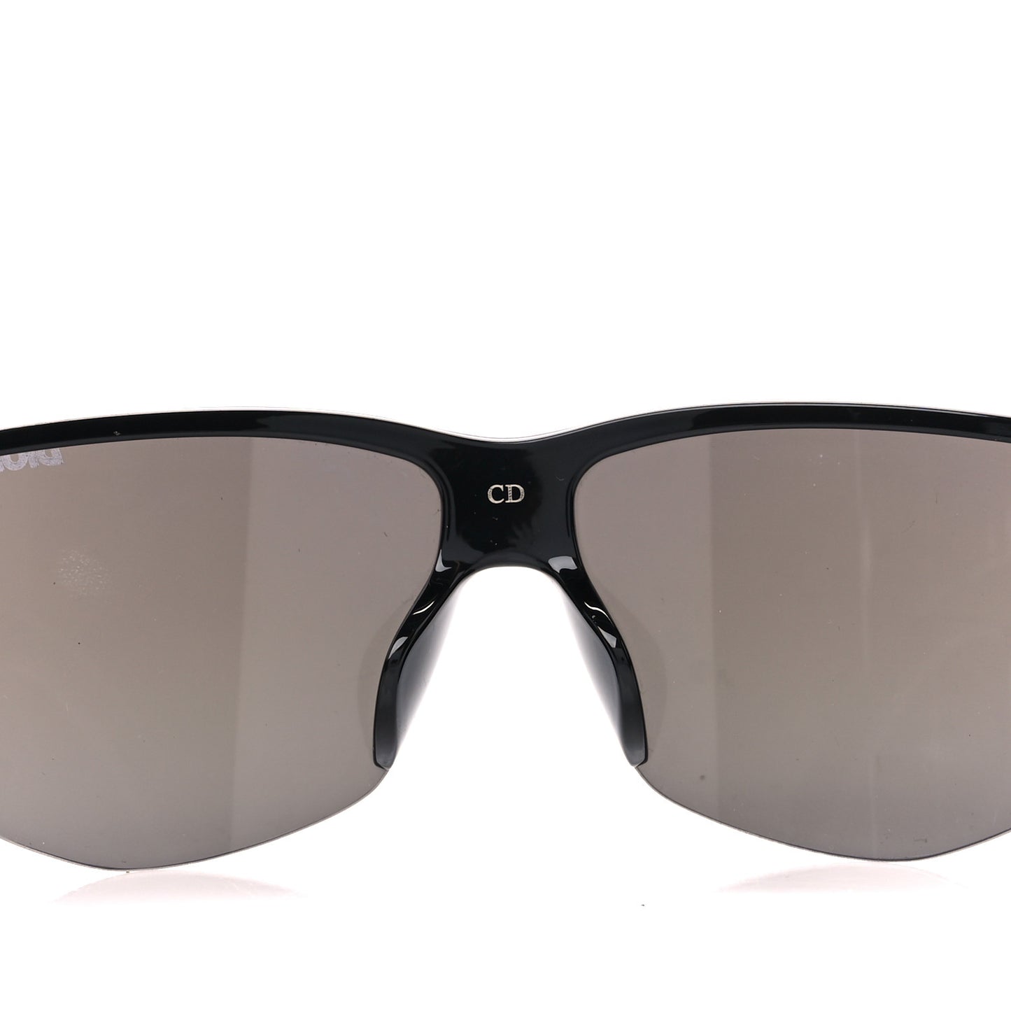 Acetate Mirrored Diorxtrem M2U Mask Sunglasses Black