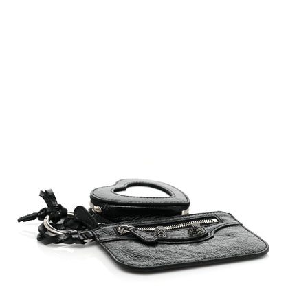 Balenciaga Agneau Le Cagole Clip On Card Mirror Black 4 of 9