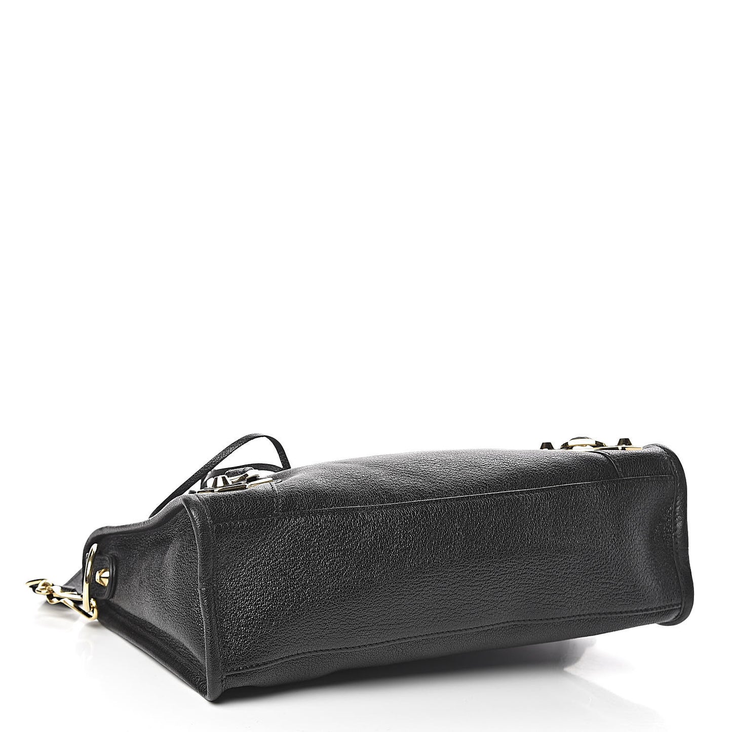 Chevre Gold Metallic Edge Hardware S City Black