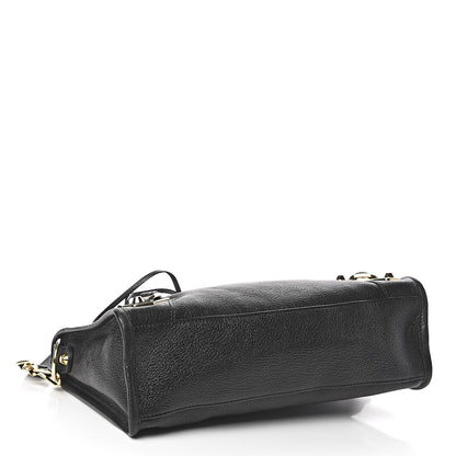 Balenciaga Chevre Gold Metallic Edge Hardware S City Black 4 of 10