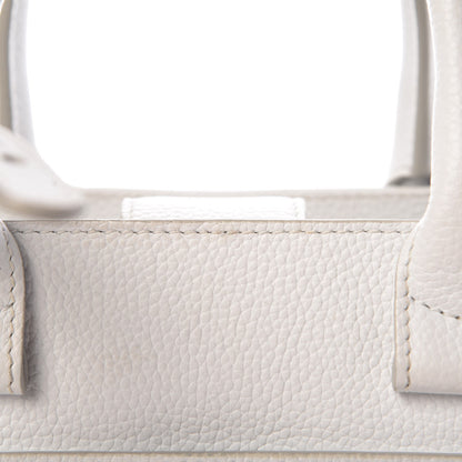 Chanel Grained Calfskin Mini Neo Executive Shopper Tote White 9 of 11