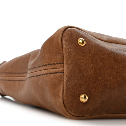 Miu Miu Nappa Aviator Medium Aventure Bag Rovere 8 of 12