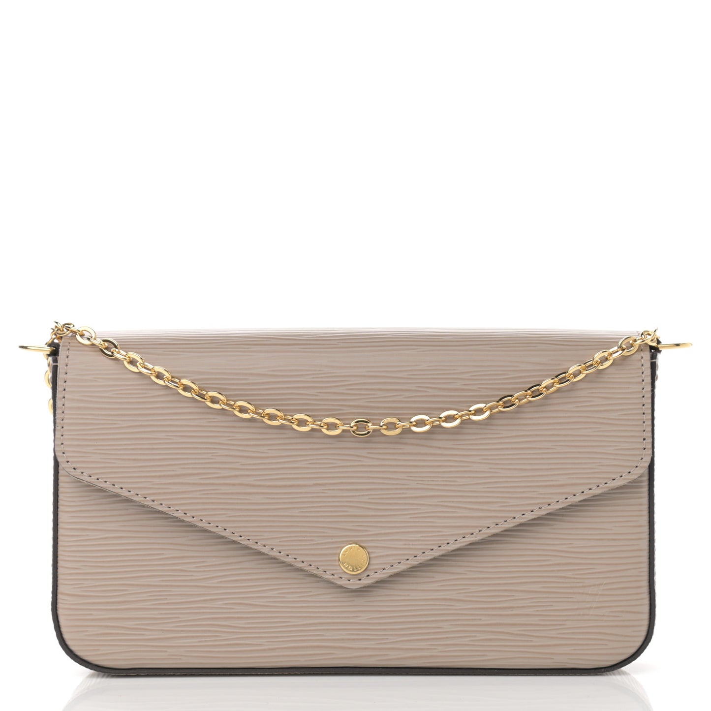 Epi Felicie Pochette Chain Wallet Galet