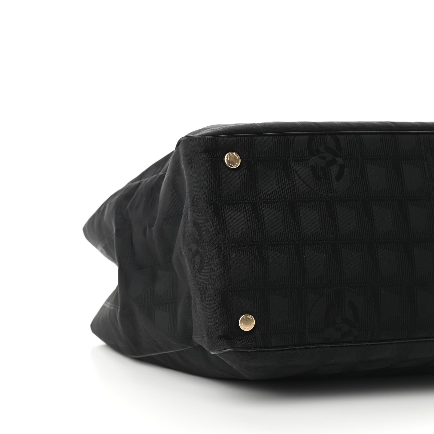 Nylon Medium Travel Tote Black