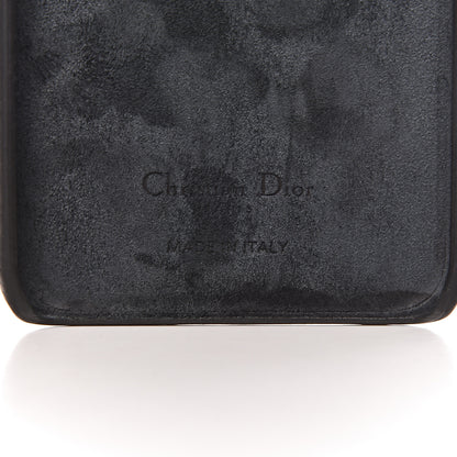 Christian Dior Oblique Calfskin Saddle iPhone XS Max Case Blue 6 of 7