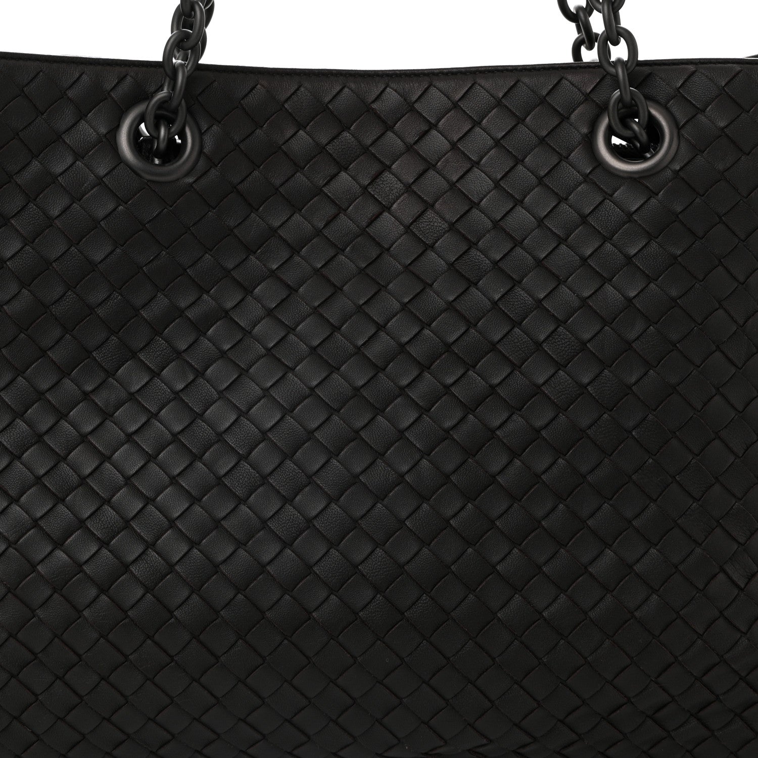 Bottega Veneta Nappa Intrecciato Large Classic Chain Strap Tote Ebano 9 of 11
