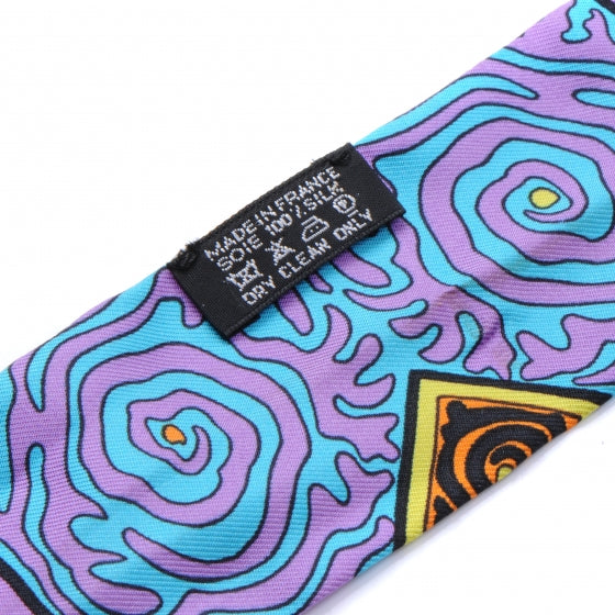 Silk Legende Kuna Peuple de Panama Twilly Scarf