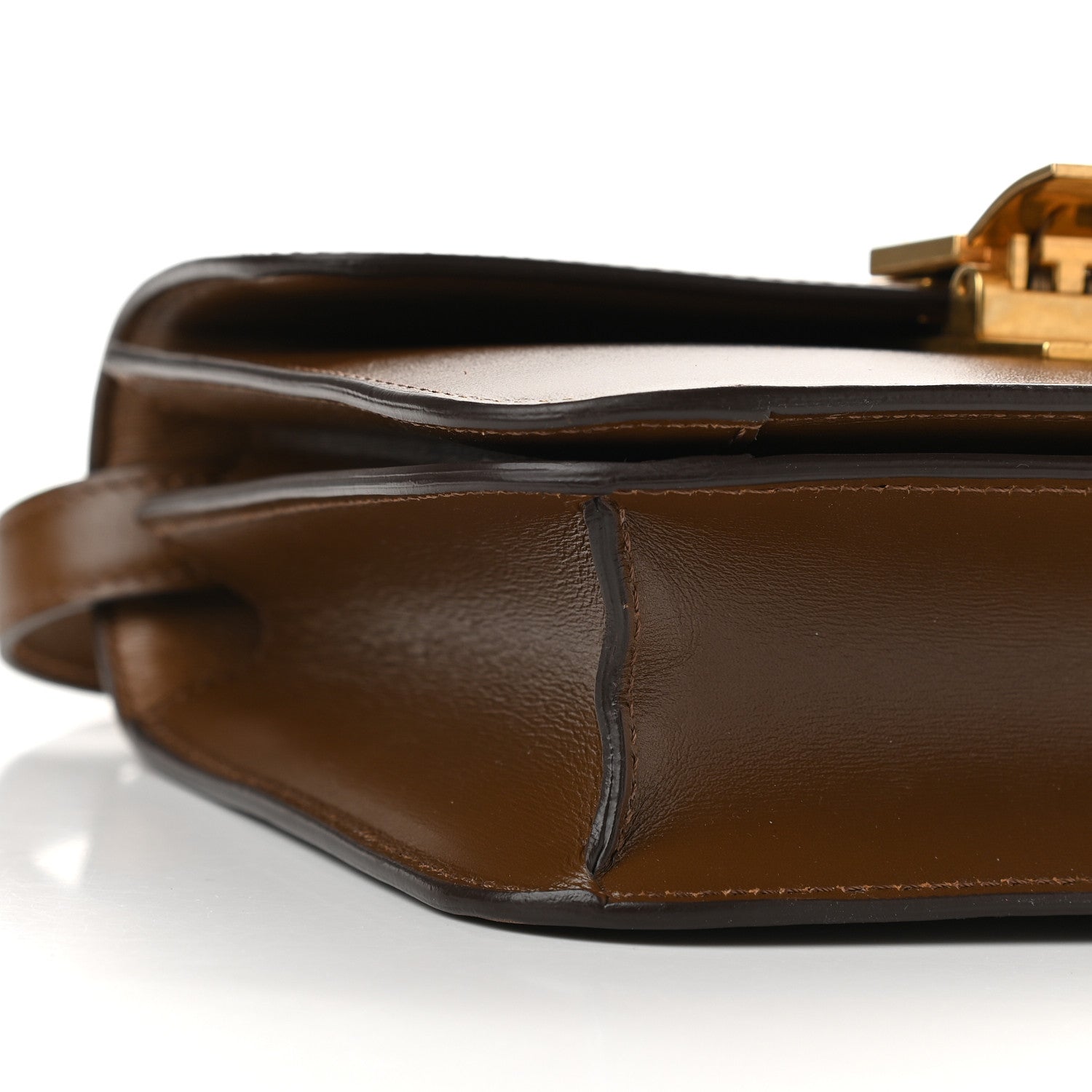 Celine Box Calfskin Teen Classic Box Flap Bag Camel 6 of 7