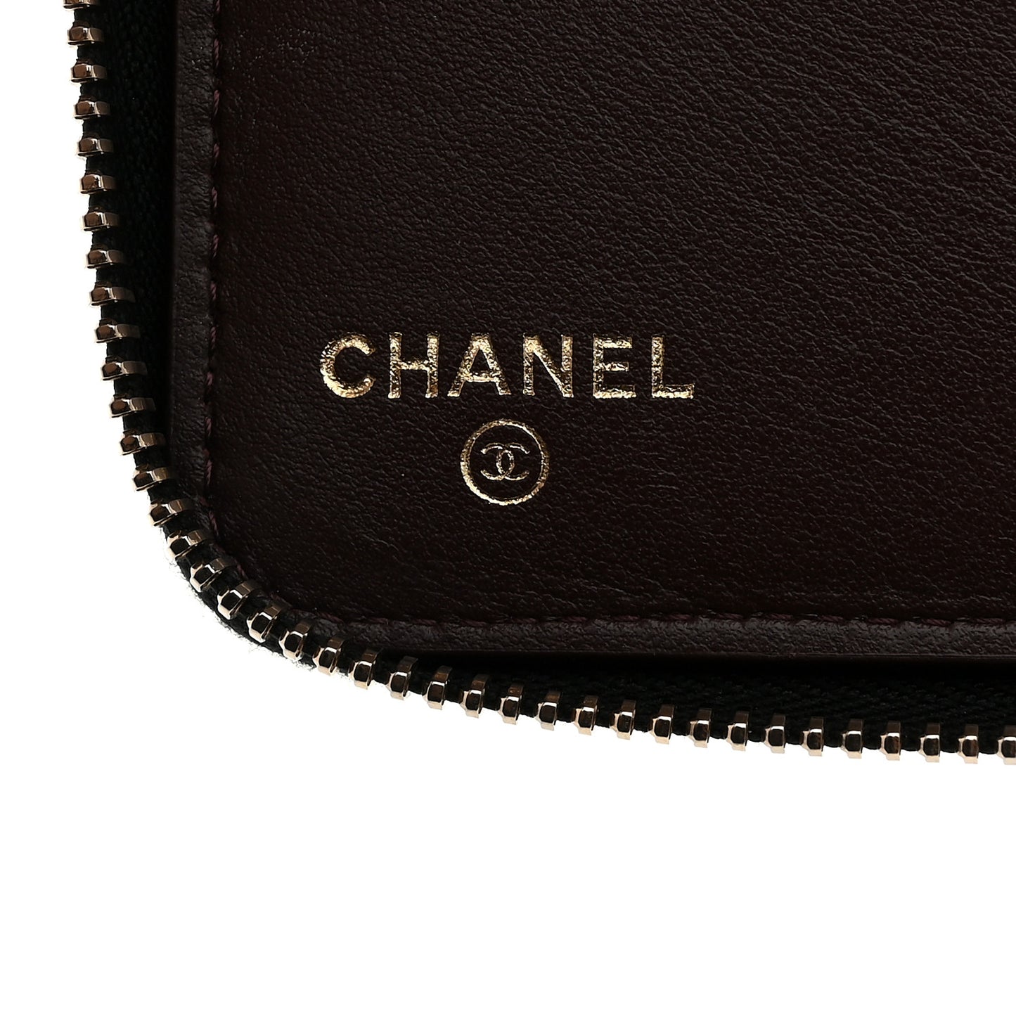 Caviar Quilted Zip Around Notebook Agenda Cover Black