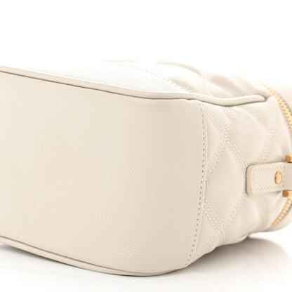Saint Laurent Grain de Poudre Quilted 80's Vanity Bag Crema Soft 10 of 10