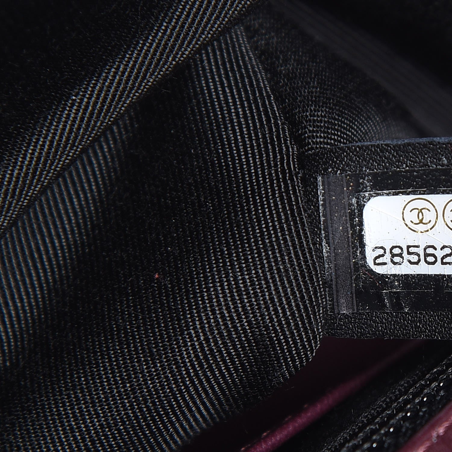 Chanel Shiny Lambskin Chevron Quilted Miroir Black 7 of 11