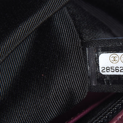 Chanel Shiny Lambskin Chevron Quilted Miroir Black 7 of 11