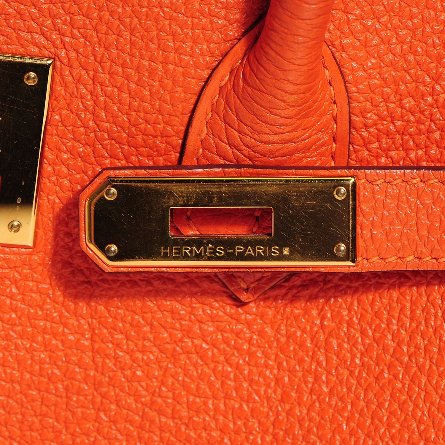 Hermes Togo Birkin 35 Orange 11 of 25