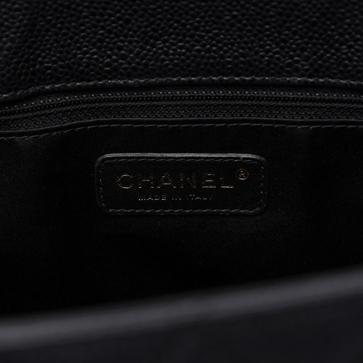 Caviar Quilted Grand Shopping Tote GST Black