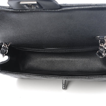 Chanel Iridescent Caviar Quilted Mini Rectangular Flap Black 5 of 8