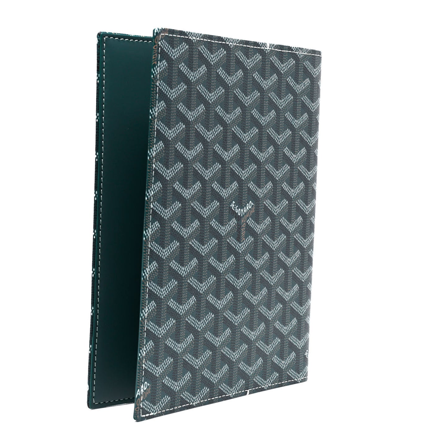 Goyardine Agenda Cover Green